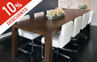 Promocion descuento Juego Sillas New Brno y Mesa Madera